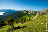 Горный пейзаж с горой Гузерипль