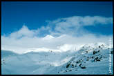 Фото двух вершин Эльбруса издали