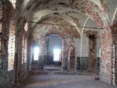 Фото каменных лабиринтов внутри крепостных стен Соловецкого монастыря
