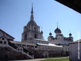 Вид на собор Соловецкого монастыря
