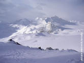 Красивый зимний горный фото пейзаж Приэльбрусья