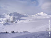 Зимний фото пейзаж в горах Терскола. Мороз и солнце, снег чудесный
