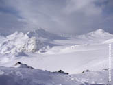 Горный фотопейзаж Зима в Приэльбрусье